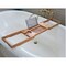 Hastings Home Hastings Home Bamboo Bath Caddy Wood Bathtub Tray with Extending Secure Cupholders and Phone Holder 952850SSD - alternate 2